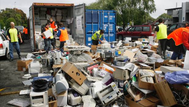 Hamilton E-Waste Collection by SWAT